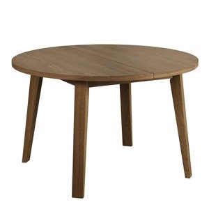 Actona Kulatý jídelní rozkládací stůl A-Line 120/220 cm dub kouřový