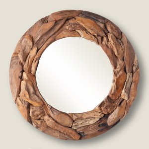 Zrcadlo Driftwood ⌀100 cm