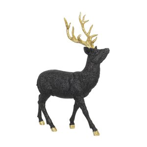 Dekorace Deer 32x12x40 cm black