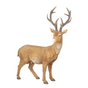 Figurka Deer 50x20x54 cm brown