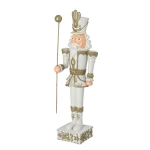 Figurka Louskáčka 55 cm bílá