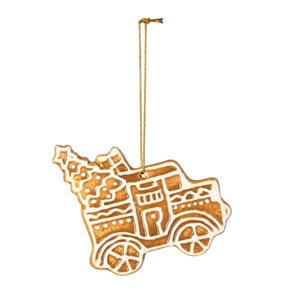 Vánoční výzdoba Gingerbread Truck 10x10 cm