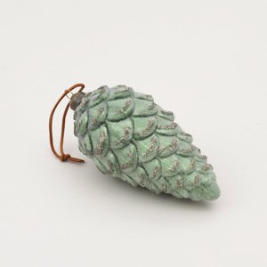 Vánoční ozdoba Frosted Pinecone 15 cm