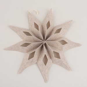 Vánoční ozdoba Nivalis I beige 50 cm