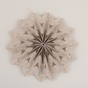 Vánoční ozdoba Nivalis II beige 40 cm