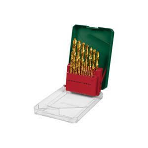 Parkside® Sada HSS vrtáků do oceli / Sada vrtáků do dřeva a kamene (Ocelový vrták 19 kusů.)