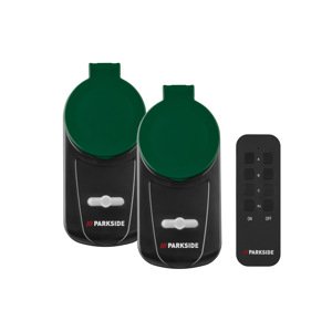 Parkside® Sada venkovních rádiově řízených zásuvek, 3dílná