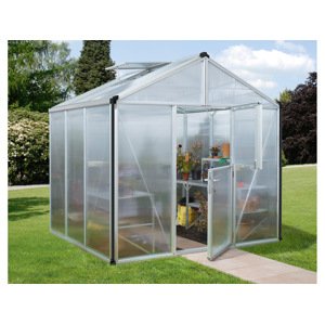 Vitavia Zahradní skleník Zeus (Hkp 10mm, 6,2 m², hliník eloxovaný)