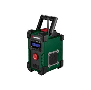Parkside® Aku stavební rádio PBR 10 A1 – bez akumulátoru a nabíječky