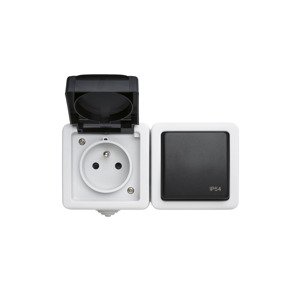 Parkside® Zásuvka / Vypínač do vlhkých prostor, Ip54 (zásuvka / přepínač)