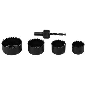 Parkside® Vrtáky pro vrtání závěsů / Sada děrovacích pil / HSS vytahovák šroubů / Držák bitů / Flexibilní hřídel (Sada děrovacích pil)