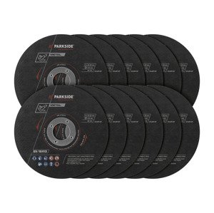 Parkside Performance® Sada řezných kotoučů, 12dílná / Sada hrubovacích kotoučů, 4dílná (sada řezných kotoučů, 12dílná)