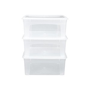 Livarno home Úložný box (sada velkých úložných boxů, 3dílná)