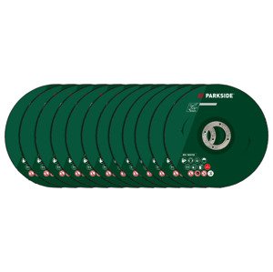 Parkside® Sada řezných kotoučů, 125 mm (řezné kotouče, 12dílná sada)