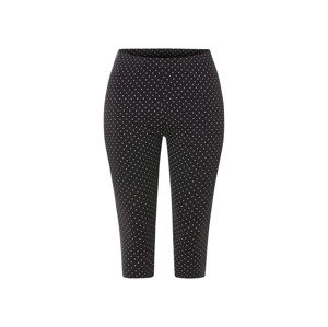 esmara® Dámské capri legíny XXL (puntíky/černá, L(44/46))