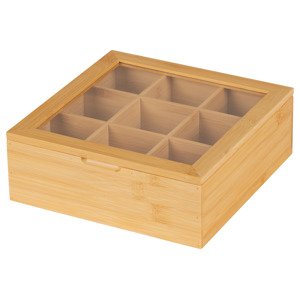 Wenko Bambusový úložný box (box na čaj)