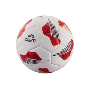 Crivit Fotbalový míč, se zesíleným ventilovým otvorem (velikost 4/červená)