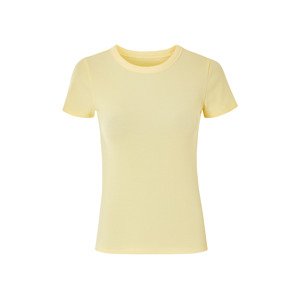esmara® Dámské vroubkované triko (žlutá, XL (48/50))
