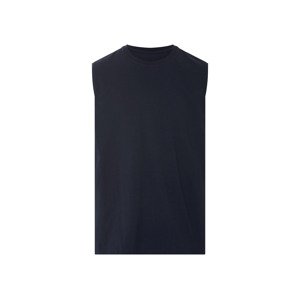 esmara® Pánský nátělník s BIO bavlnou (navy modrá, XL (56/58))