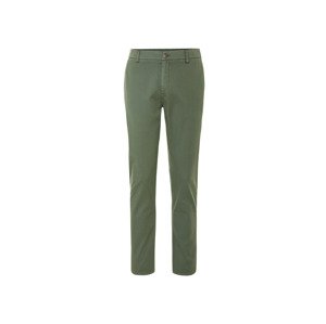 Livergy® Pánské kalhoty, úzký střih (zelená, 48)