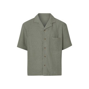 esmara® Pánská košile, volný střih (zelená, L (41/42))